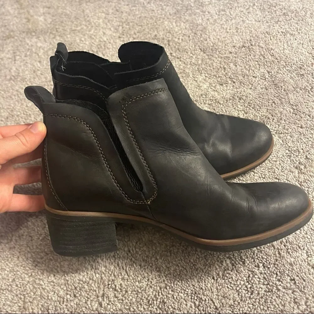 Kork-Ease Tea leather heeled ankle boots Size 6m